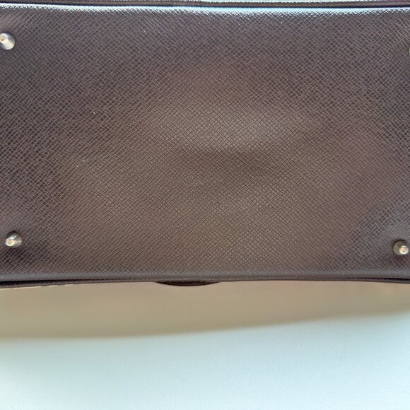 3601 BURBERRY VINTAGE BAG BURBERRY CANVAS LEATHER NOVA CHECK LOGO TOTE BAG - Picture 7 of 14